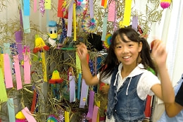 富士市英会話スクール、プライム英会話の2010年のたなばた