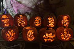 富士市英会話スクール、プライム英会話の2023年のパンプキンカーヴィング