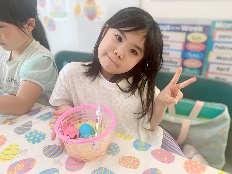 富士市英会話プライム英会話の2024年のイースターの写真