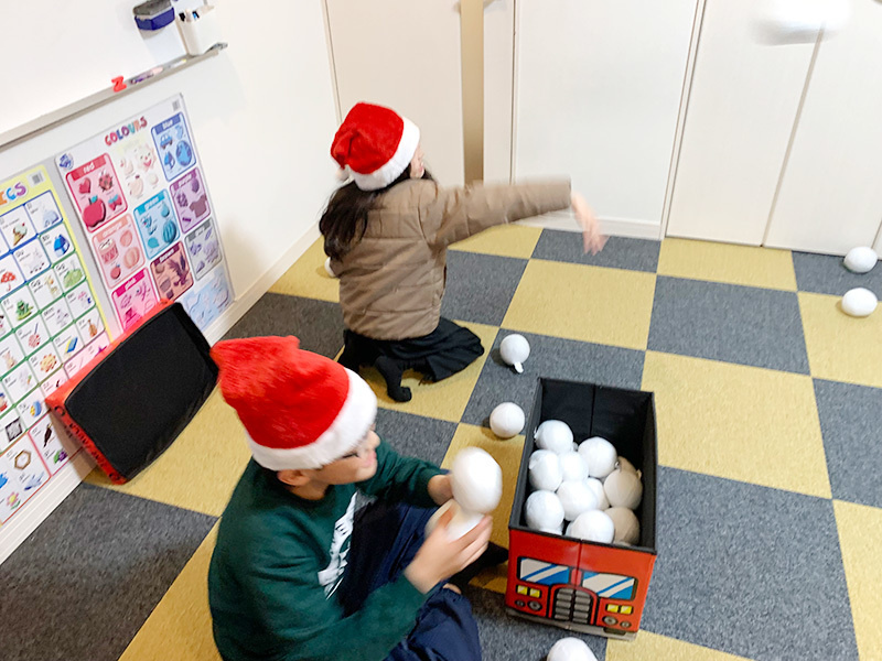 富士市英会話スクール、プライム英会話の2024年のクリスマス・英会話レッスンの画像