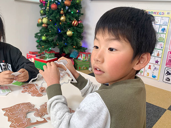 富士市英会話スクール、プライム英会話の2024年のクリスマス・英会話レッスンの画像