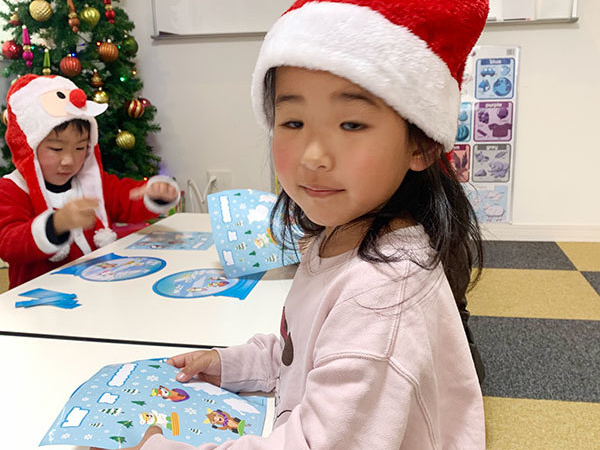 富士市英会話スクール、プライム英会話の2024年のクリスマス・英会話レッスンの画像