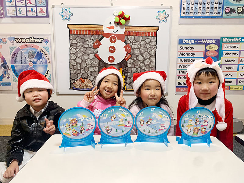 富士市英会話スクール、プライム英会話の2024年のクリスマス・英会話レッスンの画像