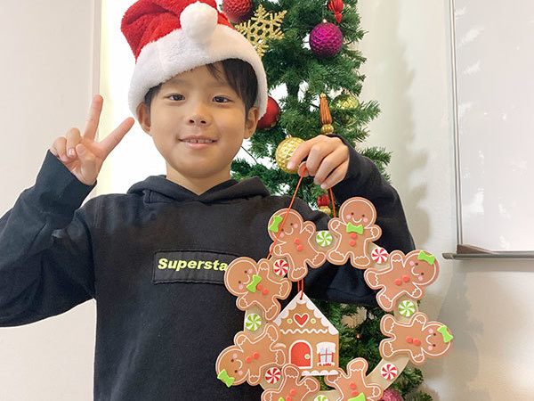 富士市英会話スクール、プライム英会話の2024年のクリスマス・英会話レッスンの画像