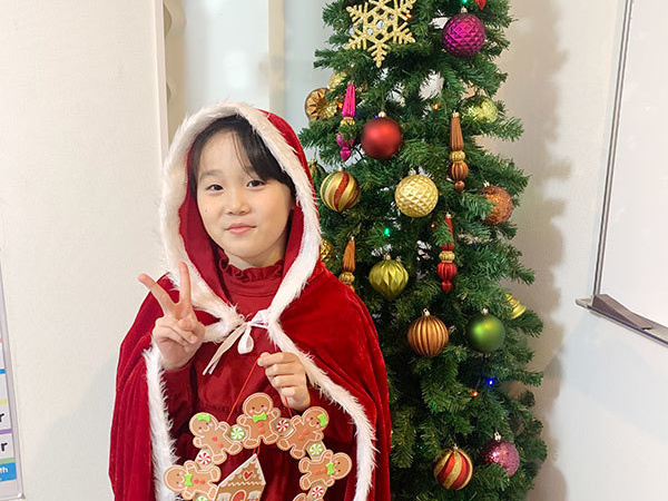 富士市英会話スクール、プライム英会話の2024年のクリスマス・英会話レッスンの画像