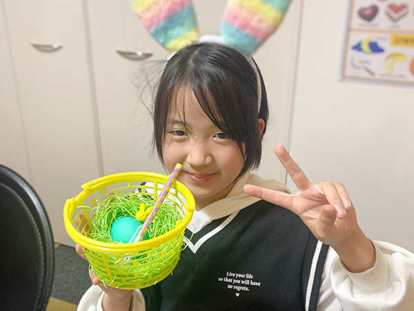 富士市英会話プライム英会話の2025年のイースターの英会話レッスンの写真